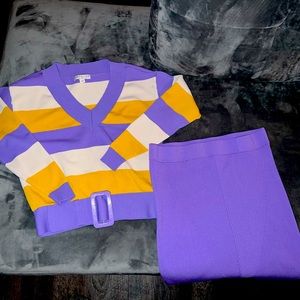 Eva Mendes - New York & Company Knit set